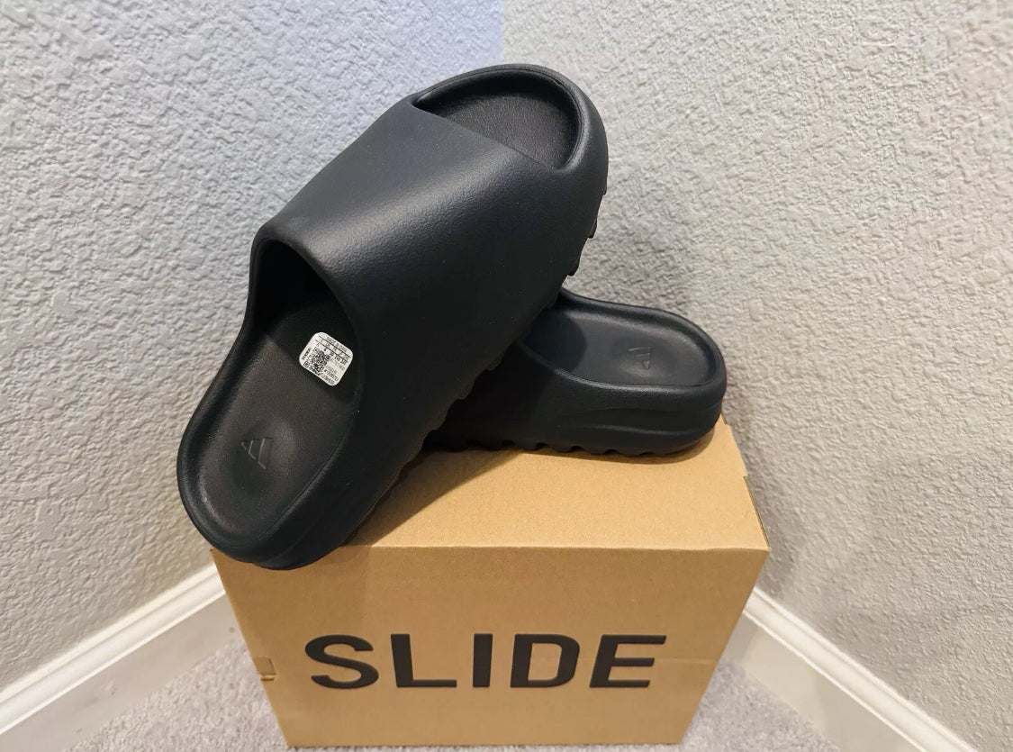 Onyx Yeezy Slides